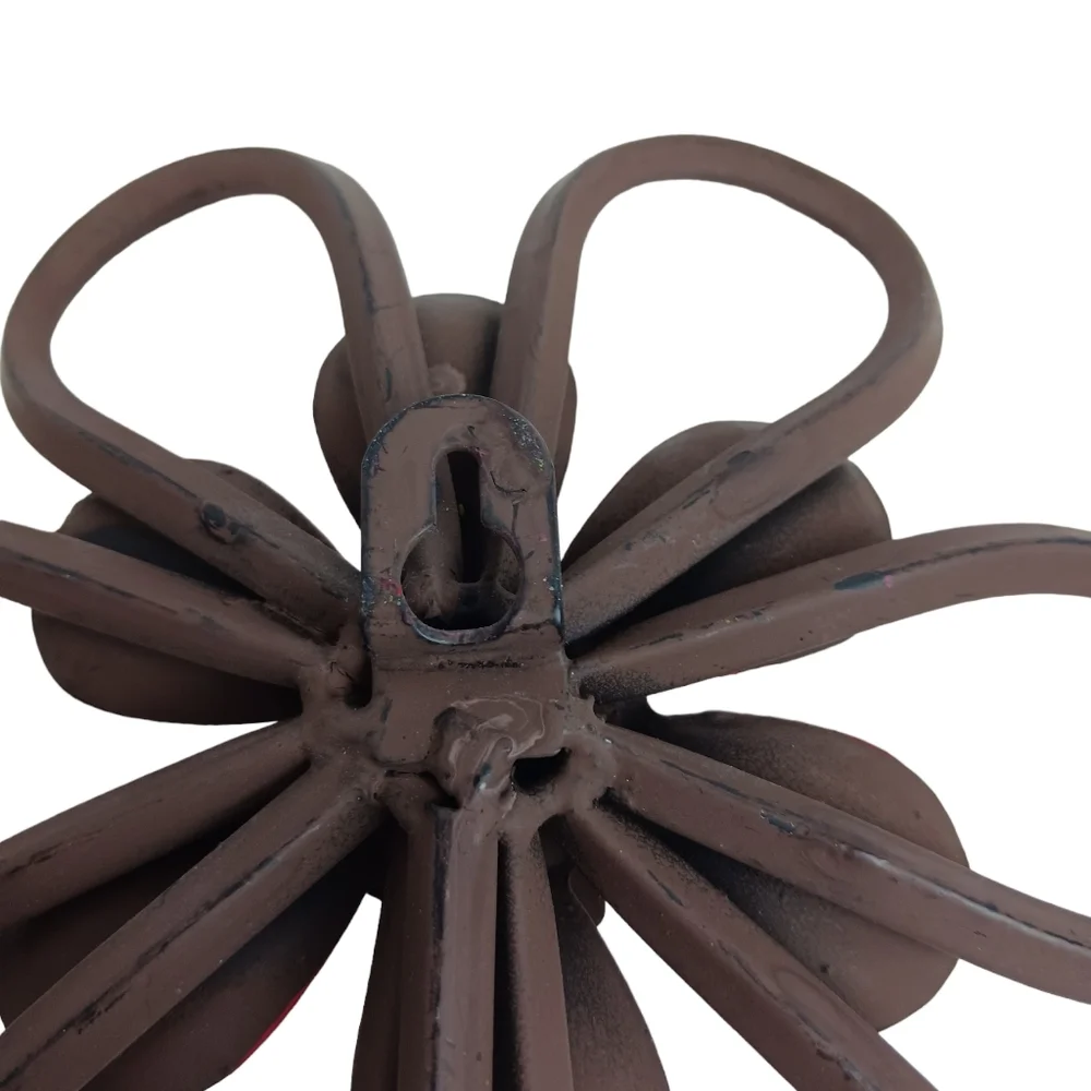 Metal Bird & Flower single Hook 10